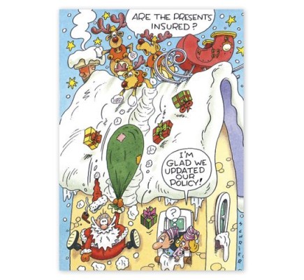 Festive Folly Insurance Christmas Cards 