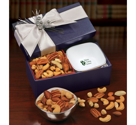 Four-Corner Bowl with Deluxe Mixed Nuts 