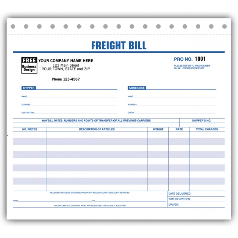 freight-bill-template