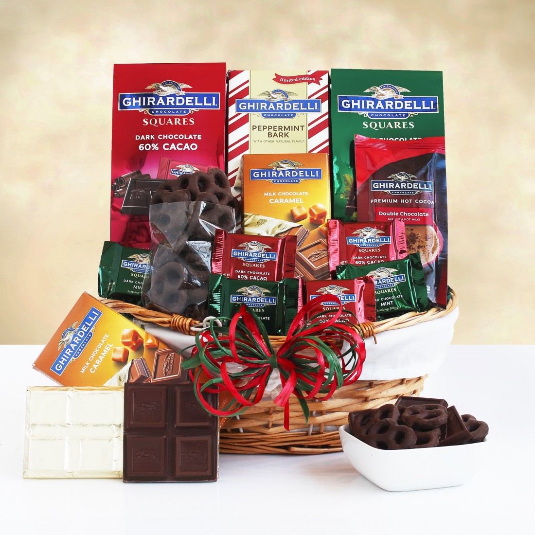 Ghirardelli Holiday Dream Food Gift Basket | Free Shipping