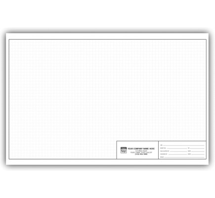 Graph Engineering Pads - 11 X 17 - 1/4 Inch 