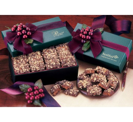  Green Gift Box with English Butter Toffee  (GN121) - Gift Boxes  - Promotional Food Gifts  