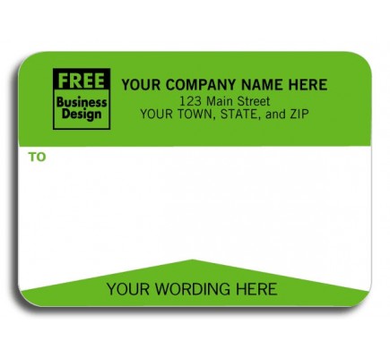 Green Mailing Labels - Padded 