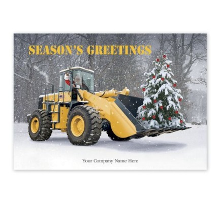 Handle with Care Contractor & Builder Holiday Logo Cards 
