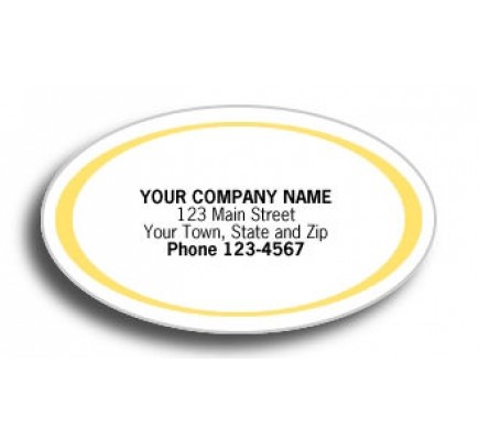 High Gloss Gold Labels   