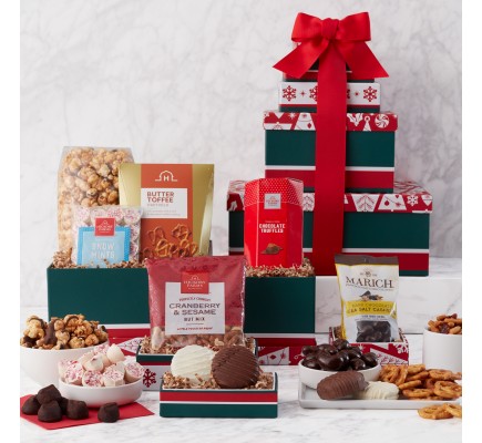 Holiday Flavors Gift Tower  