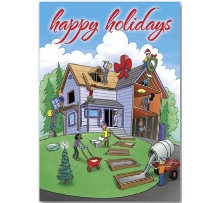 Home For The Holidays Contractor & Builder Cards  