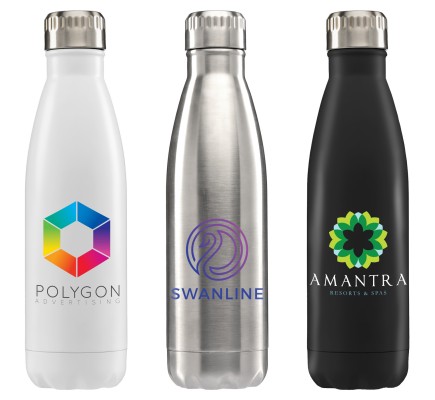 Ibiza - 17 oz. Double Wall Stainless Bottle ColorJet 
