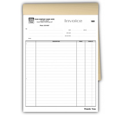 Job Booked Invoice Forms 