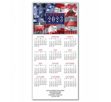 Land of Liberty Calendar Cards 