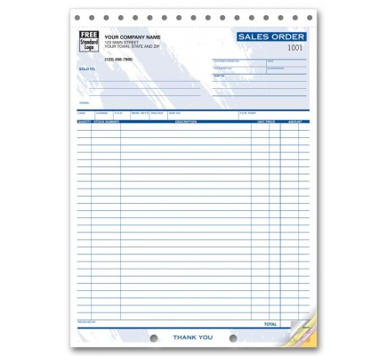 Large Sales Order Snapset Forms 