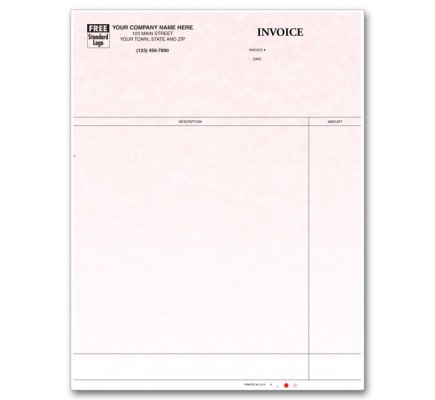 Laser Professional Invoice - Parchment 
