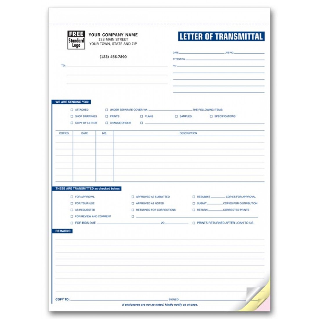 letter-of-transmittal-forms-free-shipping