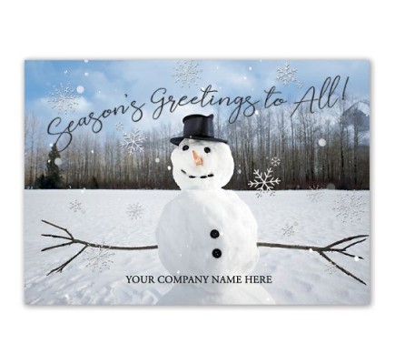Mr. Frosty Holiday Greeting Cards 