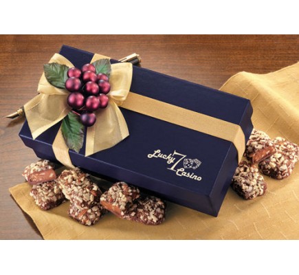  Navy Gift Box with English Butter Toffee  (NV121) - Gift Boxes  - Promotional Food Gifts  