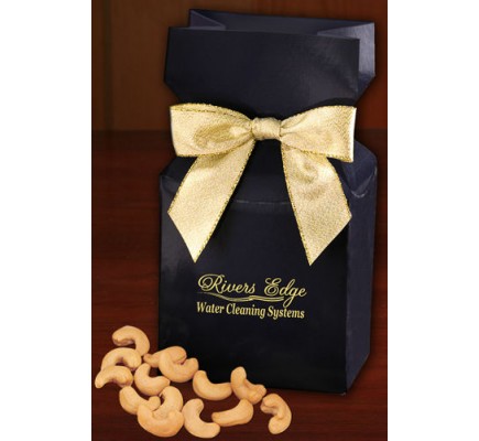 Navy Promotional Custom Box with Jumbo Cashews  