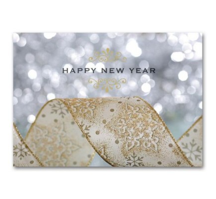 New Year Glitter Cards 