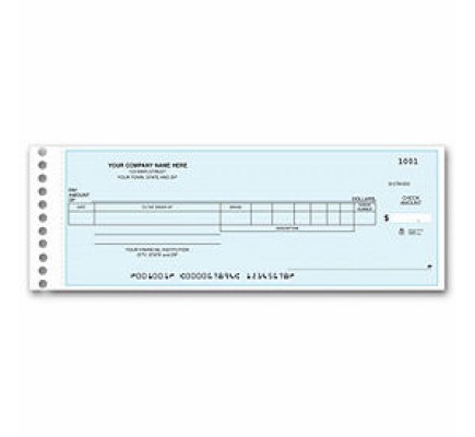 Payroll/General Expense Center Check - One-Write Checks  - Business Checks  