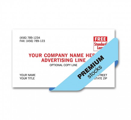 Premier Business Cards, 1 Or 2 Inks Colors 