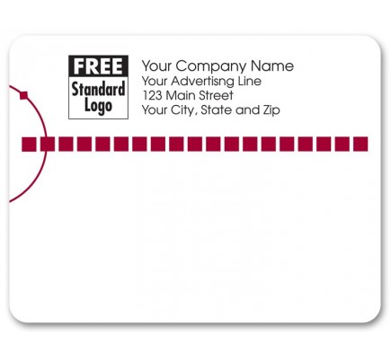 Red Business Promotion Labels 