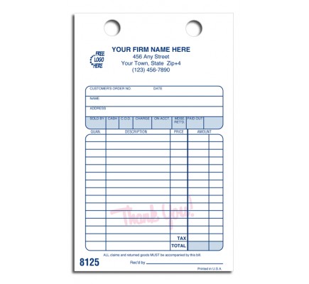 Register Forms for Cash and Carry Register Forms