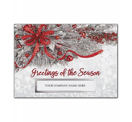 Silver Frost Holiday Cards 