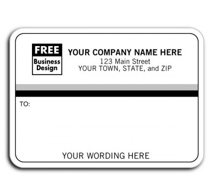 Simple White Padded Address Labels 
