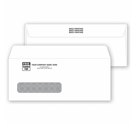 Single Window Business Sized Envelopes 
