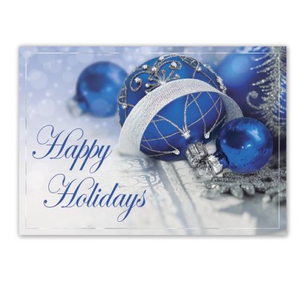 Starlight Sapphire Holiday Cards 