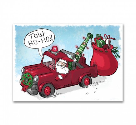 Tow-Ho-Ho Automotive Holiday Cards  