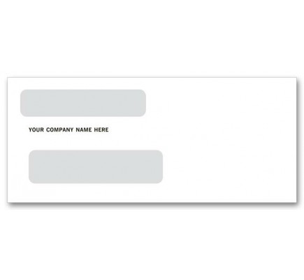 Two Window Envelopes for Checks 