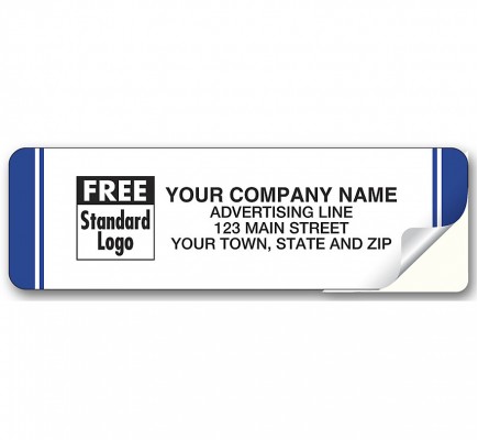 Weather-Resistant Advertising Labels, Roll, Laminated 
