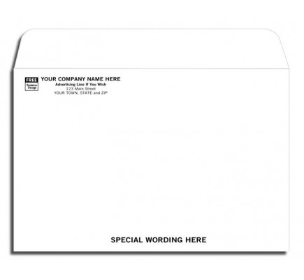 White Mailing Envelope - Open Top mailing envelopes, White envelopes