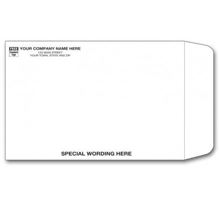 White Tyvek Envelope 