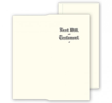 Will Envelopes, Engraved, White 