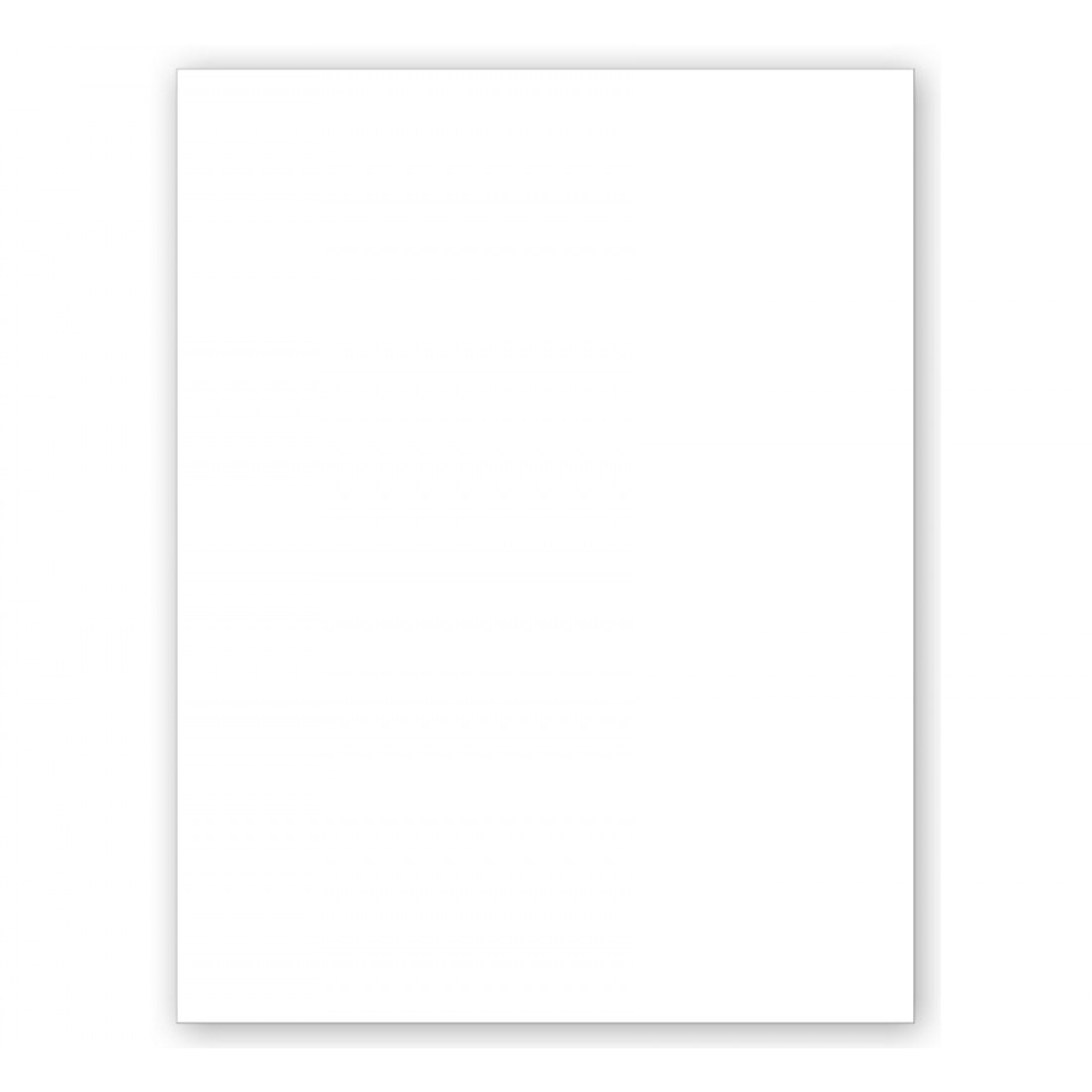 Will Papers, White, Blank, Second Sheet Free Shipping