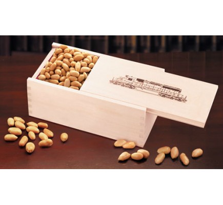 Wooden Collector's Box with Choice Virginia Peanuts 