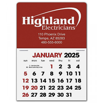 2025 Stick Up Calendar Rectangle