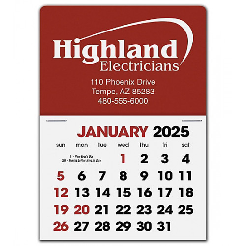 2025 Stick Up Calendar Rectangle 