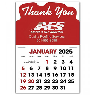 2025 Stick Up Calendar Thank You