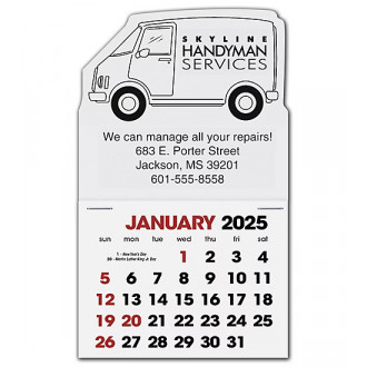 2025 Stick Up Calendar Van