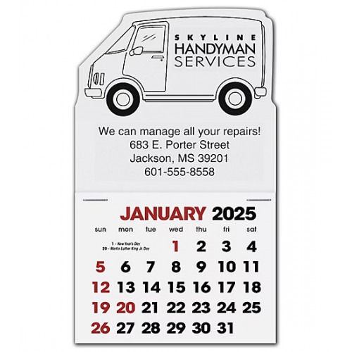 2025 Stick Up Calendar Van 
