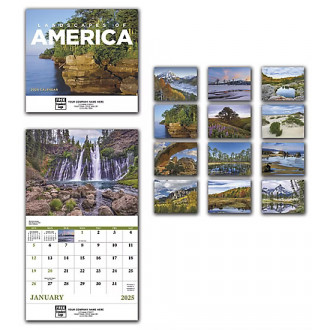 2025 Landscapes Of America Wall Calendar