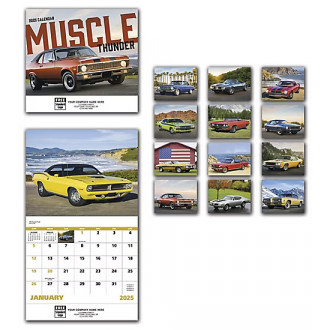 2025 Muscle Thunder Wall Calendar