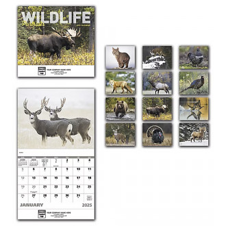 2025 Wildlife Portraits Wall Calendar