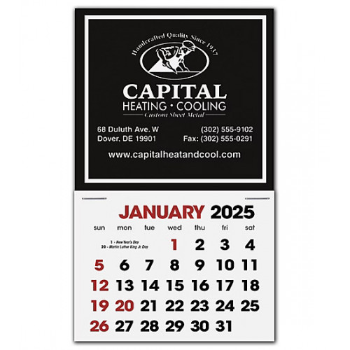 2025 Stick Up Calendar Square 