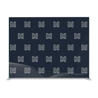 10 ft x 8 ft Step and Repeat Straight Pillow Case Backdrop