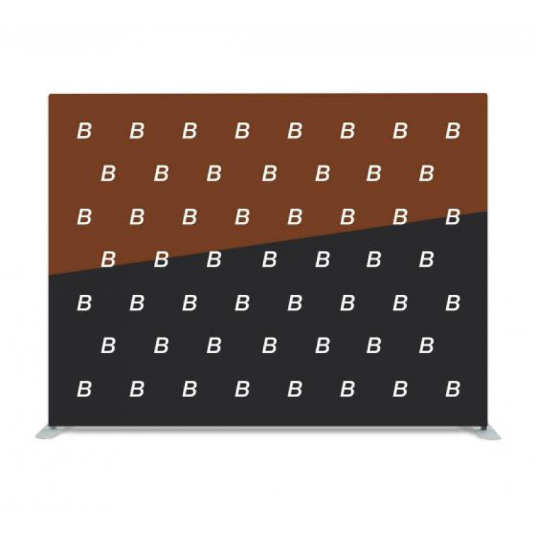 10 ft x 8 ft Step and Repeat Straight Pillow Case Backdrop