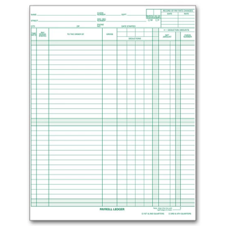 Payroll/Expense Ledger