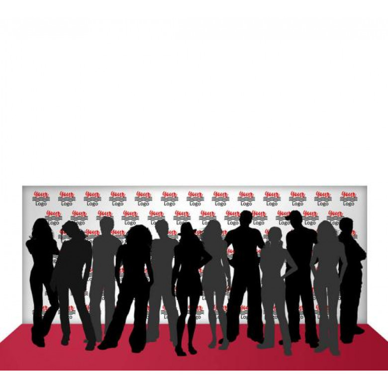 20 ft x 8 ft Step and Repeat Wall Box Fabric Display